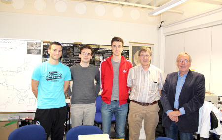 Warwick Engineering Team with Mike Meakin